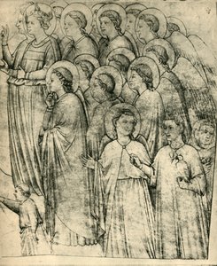 Fragment „Alegorii ubóstwa”, początek XIV wieku, 1943. autorstwa Follower of Giotto