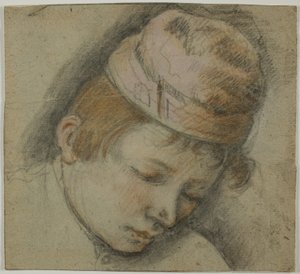 Szef Młodzieży w Różowej Czapce autorstwa Follower of Jacopo Bassano