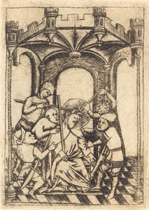 Ukoronowanie cierniem autorstwa Follower of Master of the Playing Cards
