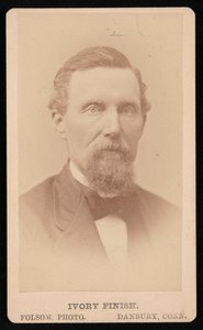 Portret BB Kellogga, przed 1876 r. autorstwa Folsom Photo