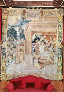 Atalanta i Meleager, z Historii Diany autorstwa Fontainebleau School