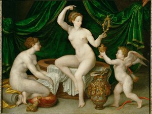 Toaleta Wenus. Wenus w swojej toalecie ... autorstwa Fontainebleau School