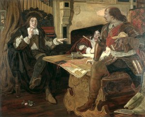 Cromwell, obrońca Vaudois autorstwa Ford Madox Brown