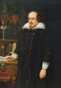 Portret Williama Szekspira 1564-1616, 1849 autorstwa Ford Madox Brown
