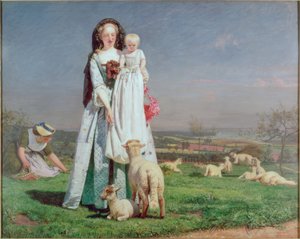 Ładne Jagnięce Baa autorstwa Ford Madox Brown