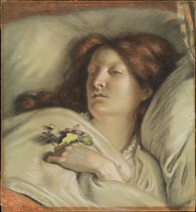Rekonwalescentka (Portret żony artysty) autorstwa Ford Madox Brown