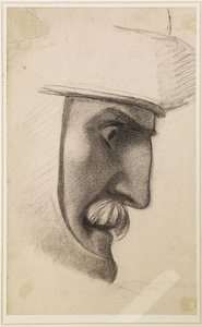 Duch sprawiedliwości - studium dla szefa baronów autorstwa Ford Madox Brown