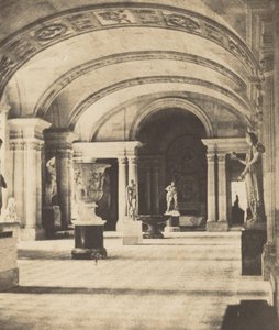 Salon Kariatydów, Luwr, ok. godz. 1851. autorstwa Fortuné Joseph Petiot Groffier