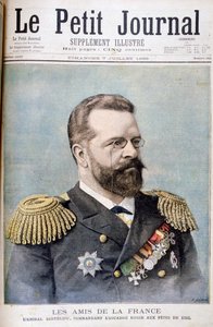 Admirał Nikołaj Skrydłow, rosyjski oficer marynarki, 1895 autorstwa Fortuné Méaulle