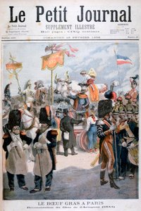 Uroczystości utuczonego wołu w Paryżu, 1896 r. autorstwa Fortuné Méaulle