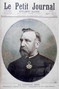 Generał Zede, wojskowy gubernator Lyonu we Francji, 1895 r autorstwa Fortuné Méaulle