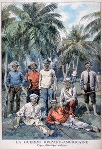 Powstańcy Kubańczycy podczas wojny hiszpańsko-amerykańskiej, 1898 autorstwa Fortuné Méaulle