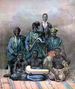 Król Behanzin z Dahomeju, 1893