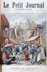 Tananarive Antananarivo, stolica Madagaskaru, 1895