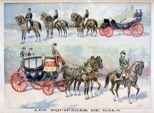 Rodzaje trenerów galowych, 1896 autorstwa Fortuné Méaulle
