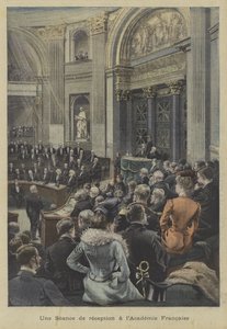 Sesja weselna w Academie Francaise w Paryżu autorstwa Fortune Louis Meaulle
