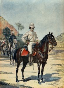 Generał Joseph Gallieni na Madagaskarze w 1899 r. (rycina) autorstwa Fortune Louis Meaulle