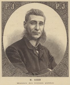 Jules Godin, francuski minister robót publicznych autorstwa Fortune Louis Meaulle