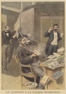 Listowy atak bombowy na Banque de Rothschild autorstwa Fortune Louis Meaulle
