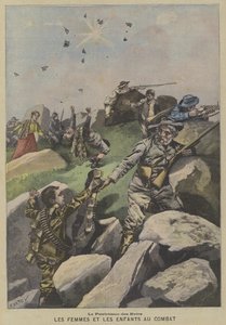 Patriotyzm Burów: kobiety i dzieci pomagające na froncie