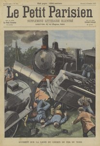 Katastrofa kolejowa na Chemin du Fer du Nord we Francji autorstwa Fortune Louis Meaulle
