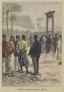 Potrójna egzekucja w Setif, Algieria