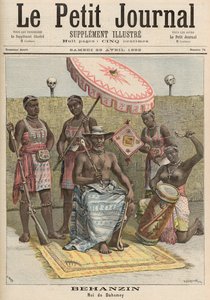 Behanzin (1844-1906) król Dahomeju, z „Le Petit Journal”, 23 kwietnia 1892