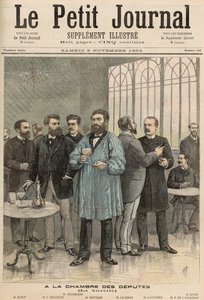 Izba Deputowanych: Sala restauracyjna, z "Le Petit Journal", 5 listopada 1892 r. autorstwa Fortune Louis Meaulle and Henri Meyer