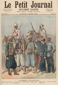 Armia Kolonialna, z „Le Petit Journal”, 7 marca 1891 r.