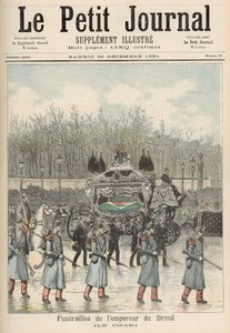 Pogrzeb cesarza Brazylii: Przewóz, z „Le Petit Journal”, 26 grudnia 1891