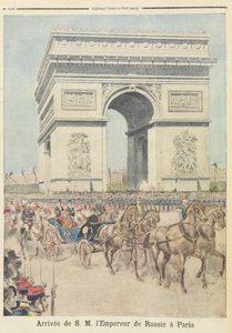 Car Mikołaj II (1894-1917) w Paryżu, z „Le Petit Journal”, 11.10.1896