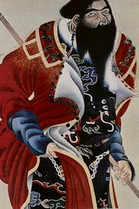 Wielcy przywódcy osiemnastowiecznych Ainu: Itokoi i Shinichi z Akkeshi, Chosama z Uraashibetsu i Shonko z Noshappu, w szczególności, ilustracja