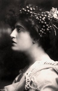 Constance Collier 1878-1955, brytyjska aktorka, 1900.