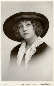 Laurette Taylor, amerykańska aktorka, c1905-c1919. autorstwa Foulsham and Banfield