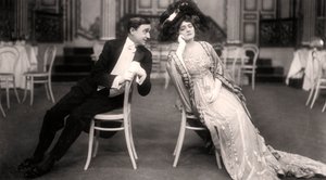 Lily Elsie i Joseph Coyne w Wesoła wdowa, 1907.
