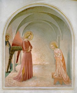 Komórka 3: Zwiastowanie autorstwa Fra (c.1387-1455) Angelico