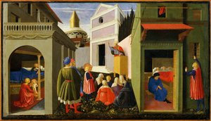 Włochy, Rzym, Historie św. Mikołaja autorstwa Fra (c.1387 1455) Angelico