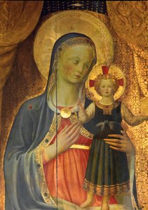 Święta Maria z Dzieciątkiem autorstwa Fra (c.1387-1455) Angelico