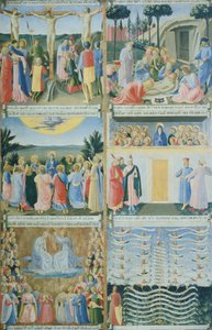 Armadio degli Argenti (Srebrna Skrzynia) z życiem Jezusa autorstwa Fra (c.1387 1455) Angelico
