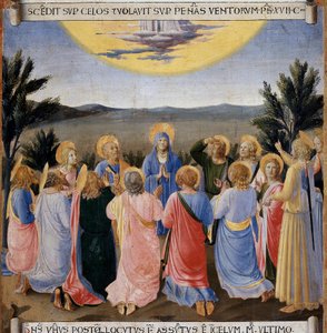 Wniebowstąpienie. Życie Chrystusa, Srebrna Szafa. (Tempera na drewnie
