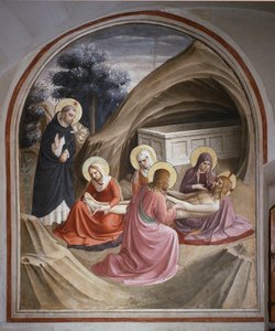 Opłakiwanie Chrystusa (Fresco autorstwa Fra  Angelico