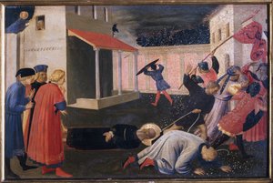 Męczeństwo św. Marka. Tabernakulum Linaioli (Malarstwo na drewnie) autorstwa Fra  Angelico