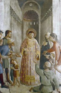 Św. Wawrzyniec dający jałmużnę (fresk)