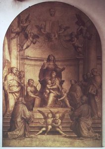 Ołtarz Wielkiej Rady, 1510 (patrz także 94717-21) autorstwa Fra 1472 1517 Bartolommeo