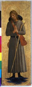 Święty, ok. 1435-40 (tempera na drewnie topoli) autorstwa Fra Angelico