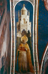 Św. Ambroży, połowa XV wieku autorstwa Fra Angelico