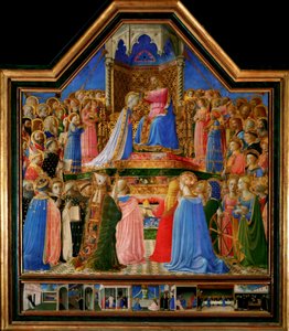 Koronacja Dziewicy autorstwa Fra Angelico