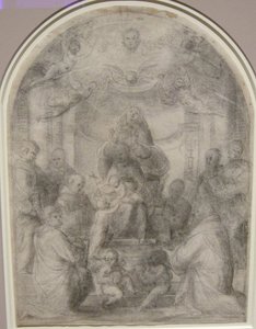 madonna z dzieciątkiem i świętymi autorstwa Fra Bartolomeo