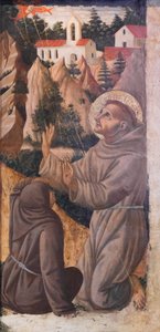 Franciszek z Asyżu otrzymuje stygmaty autorstwa Fra Diamante