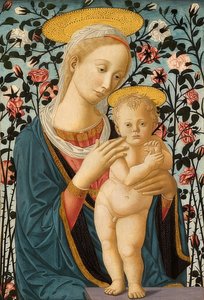 Madonna z Dzieciątkiem. Około 1470 autorstwa Fra Filippo Lippi